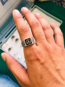 Gents Ring Pure Silver (wt:-6.500g)