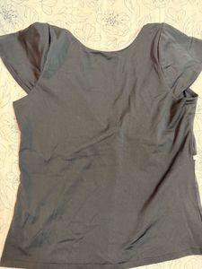 COMBO - H&amp;M crop top and a casual black to