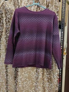 Purple Knit Sweater
