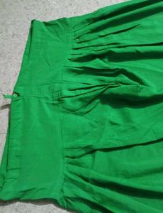 Green Patiala Salwar Pants