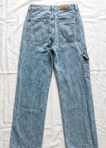 wide leg cargo jeans