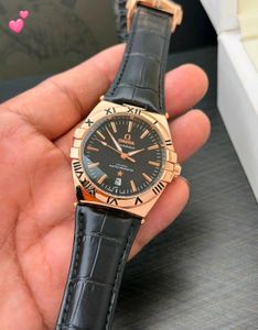 Elegant Omega Constellation Rose Gold Watch with G