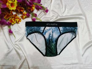 🇳🇿💫🎀Artistic Forest Print Briefs