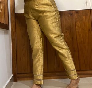 Golden Ethnic Pants| Price ⬇️ by 70‼️