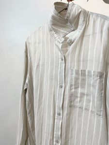 H&amp;M Oversized Striped Shirt