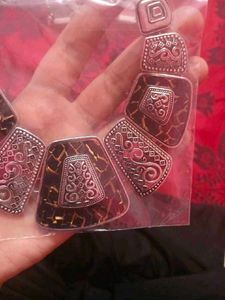 Statement Boho Lepord print Necklace
