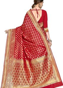 Royal Red Banarasi Silk