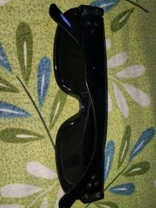 Stylish Black Rectangular Sunglasses