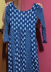 Blue &amp; White Ethnic Kurta Set