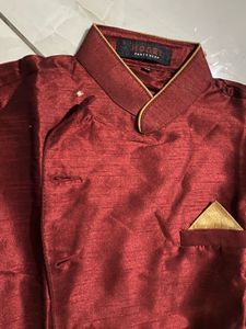Maroon Ethnic Party Wear Kurta