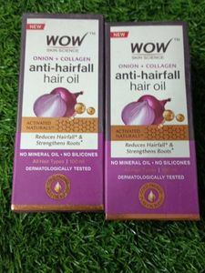 WOW Skin Science Anti-Hairfall Hair Oil (2 Pack)