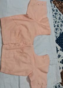 Peach Ethnic Blouse