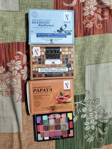 Facial Kits & Eyeshadow Palette Bundle