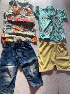 Cute Garfield &amp; Superman Outfit Set