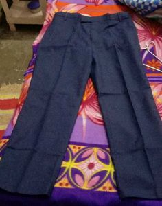 formal blue pant for men