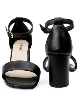 Black Suede Platform Heels