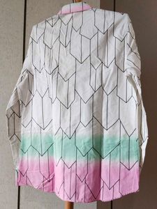 Men's Colour Shaded Button-Up Shirt