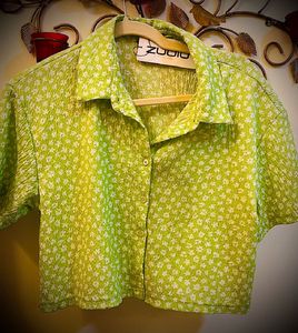 Beautiful Zudio Lime Green Shirt