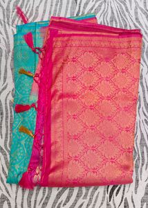 new pink colour soft pattu saree