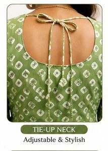 beauty green kurti