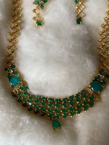 Emerald Green Necklace Set