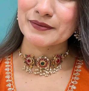 Stunning Ethnic Necklace and Earring Set