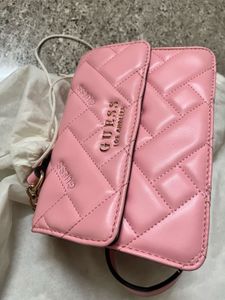authentic Guess Pink shoulder Bag