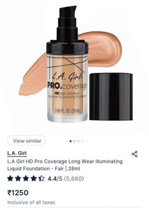 LA girl Pro Coverage Foundation