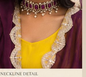 Vibrant Yellow Anarkali Gown