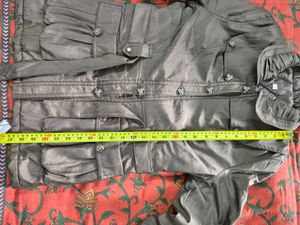 Stylish Metallic Charcoal Jacket