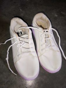 White Casual Sneakers