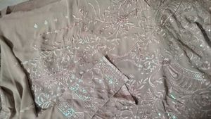 Elegant Designer Embroidered  Dress Material
