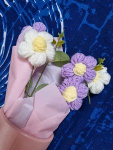 Handmade Crochet Flower Bouquet