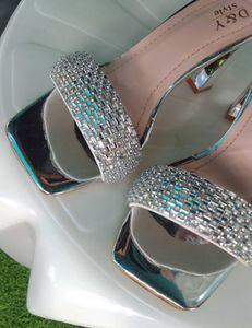 Sparkling Block heel
