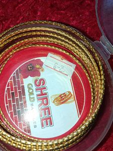 Golden Bangle Set of TWO