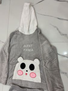 Cute Panda Pajama Set