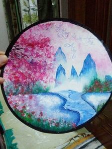 Handmade Spring Landscape Painting