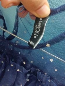 Sparkly Navy Blue Party Dress