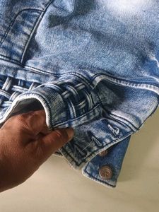 Stylish Acid Wash Denim Jeans