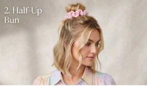 Premium Satin Studded Scrunchies