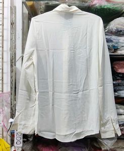 Chic Cream Sheer Button-Up Top