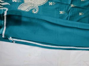 🇳🇿💫🎀Teal Embroidered Kurta Set with Dupatta