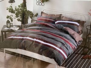Striped Bedsheet + Pillowcover Set