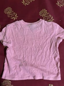 Pink Beatles "Strawberry Fields" Graphic Tee