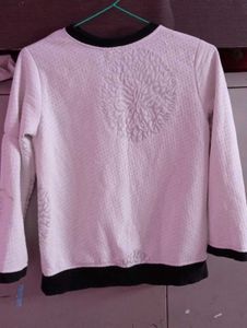 Elegant Textured Long Sleeve Top