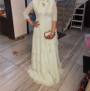 Elegant Mint Green Gown