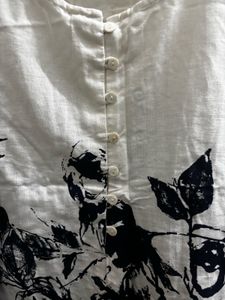 Chic Floral Print Top