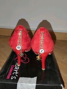 Red Heels Size 38 Very Good