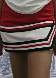 Sporty Striped Mini Skirt