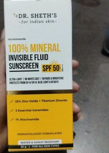 Dr sheth mineral sunscreen